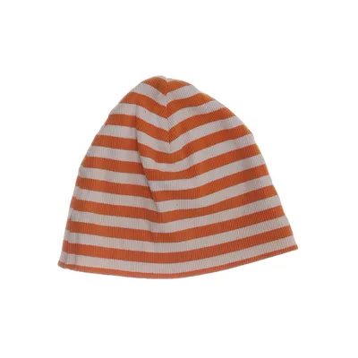 Beanie (Oranje, Wit) van Mini Rodini Katoen, Elastaan