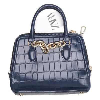 Shoulder-bag (Blue) from Zara Cotton