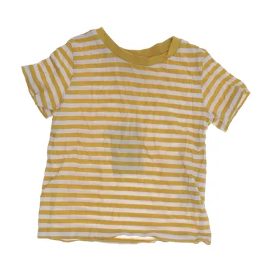 Långärmad t-shirt (Gul, Vit) från Arket Bomull