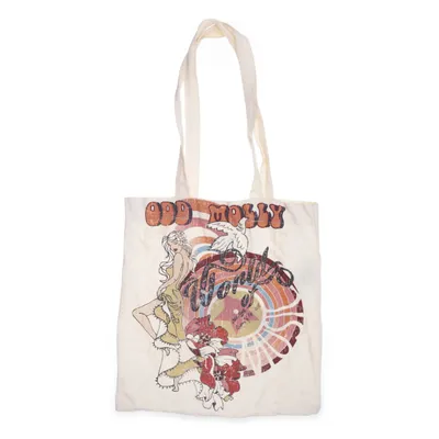 Canvas bag (Beige, Multicolored) from Odd Molly