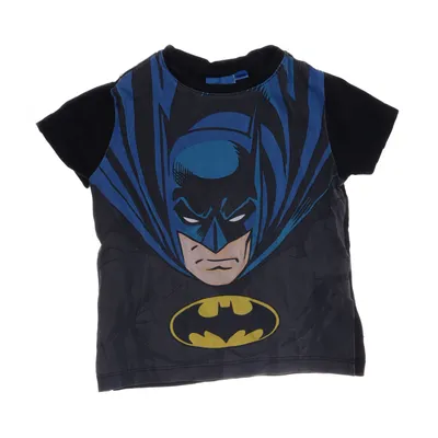 T-shirt (Sort, Blå, Gul) fra Batman Bomuld, Polyester