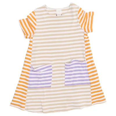Kleid (Beige, Orange, Lila, Weiß) von COS Baumwolle