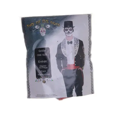 Maskeradkläder (Svart, Vit, Röd) Polyester