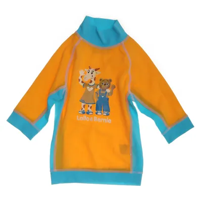 Zwemshirt (Geel, Blauw) van Lollo & Bernie Elastaan, Polyamide