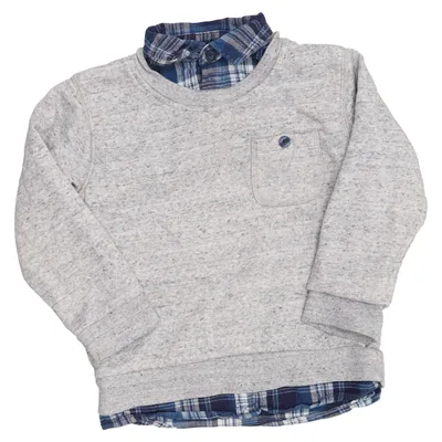 Sweatshirt (Grijs, Blauw) van Dunnes Stores Katoen, Polyester