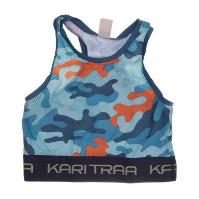 Sport-bh (Blauw, Oranje, Zwart) van Kari Traa Elastaan, Polyester