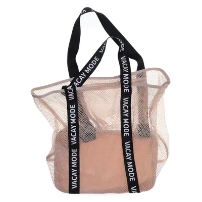 Strandväska (Beige, Svart) från Vacay Mode