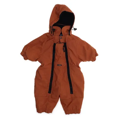 Outdoor overalls  (Orange) fra Lindberg Elastan, Polyamid, Polyester
