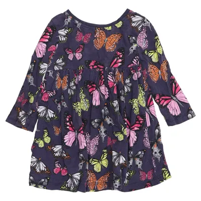 Dress (Blue, Multicolored) from Bluezoo Cotton