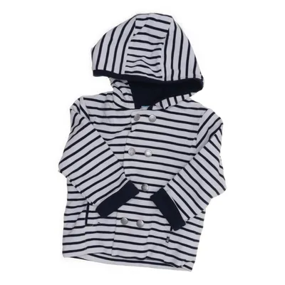 Cardigan (White, Blue) from Obaïbi Cotton, Polyester