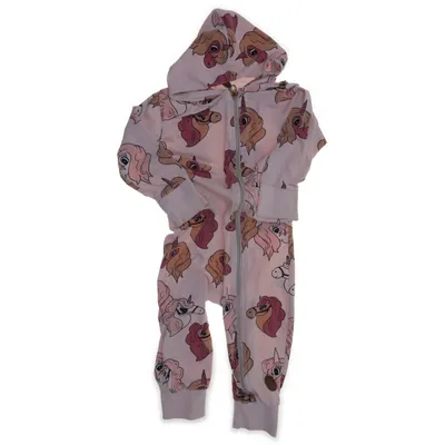 Onesie (Pink, Multicolored) from Lala Elastane, Organic cotton