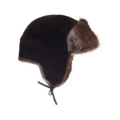 Trapperhatt (Brun) från Härkila Päls, Polyester, Mocka