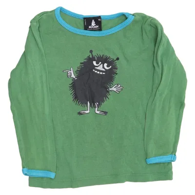 Lange mouwen shirt (Groen, Blauw) van Moomin by Lindex Organisch katoen