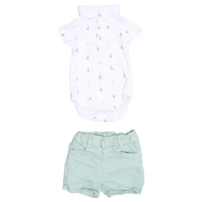 Set (White, Green) from Baby Club by C&A Cotton