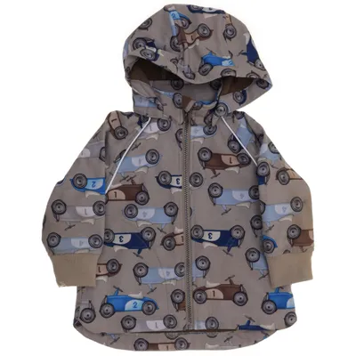 Overtøj (Beige, Flerfarvet) fra Name It Elastan, Genanvendt polyester