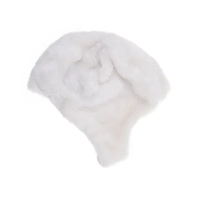 Trapper hat (White, Beige) from Newbie by KappAhl Cotton, Polyester