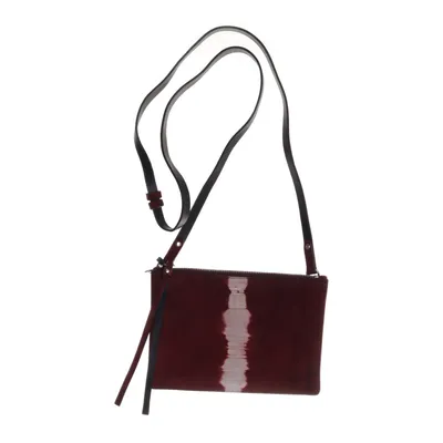 Shoulder-bag (Red, White, Black) from H&M Studio Faux leather