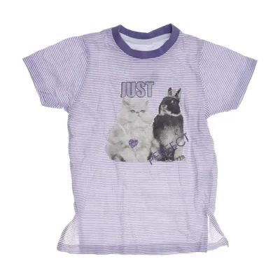 T-shirt (Hvid, Lilla) fra My Sweetest Friend Bomuld