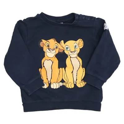 Sweatshirt (Bleu) de Disney x Polarn O. Pyret Coton biologique