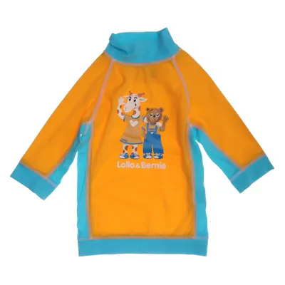 Zwemshirt (Geel, Blauw) van Lollo & Bernie Elastaan, Polyamide