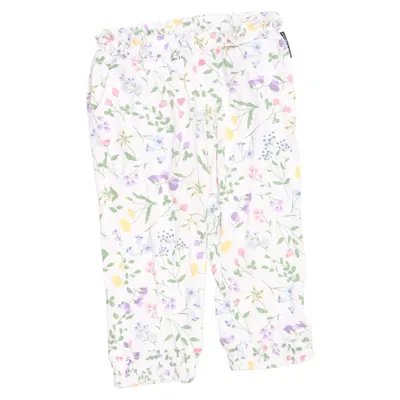 Pantalon (Blanc, Multicolore) de Polarn O. Pyret Élasthane, Viscose