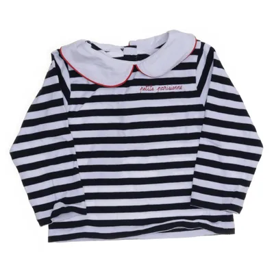 Lange mouwen shirt (Wit, Blauw) van Jacadi Paris