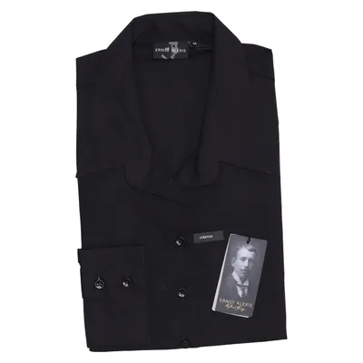 Blus (Svart) från Ernst Alexis Bomull, Elastan