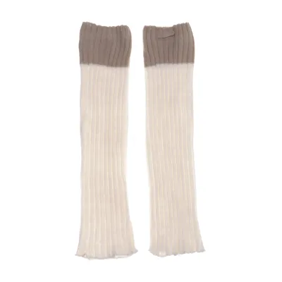 Wrist warmers (Beige, Brown)