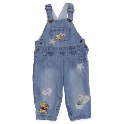 Hängselbyxor (Blå, Flerfärgad) från H&M x Disney Bomull