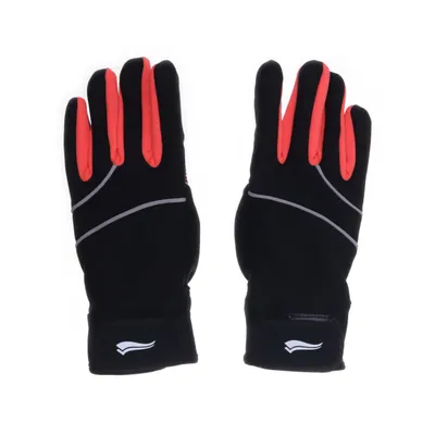 Handskar (Svart, Röd) från Crivit Elastan, Polyester