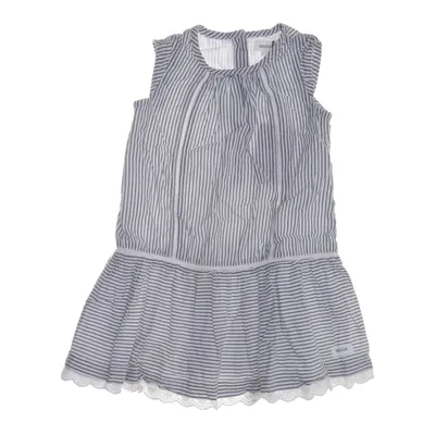 Dress (Gray, White) from Newbie by KappAhl Cotton