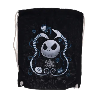 Sporttas (Zwart, Meerkleurig) van The Nightmare Before Christmas Katoen