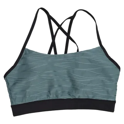 Sports bra (Blue, Black) from Röhnisch Elastane, Polyester