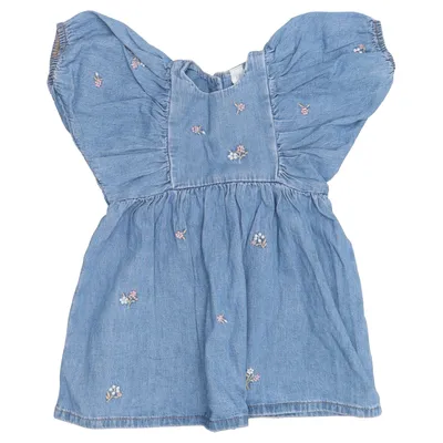Denim dress (Blue, Multicolored) from H&M Cotton