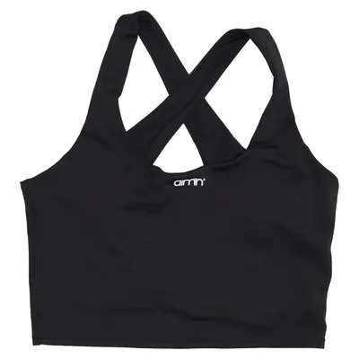 Sports bra (Black) from Aim'n Elastane, Recycled polyester