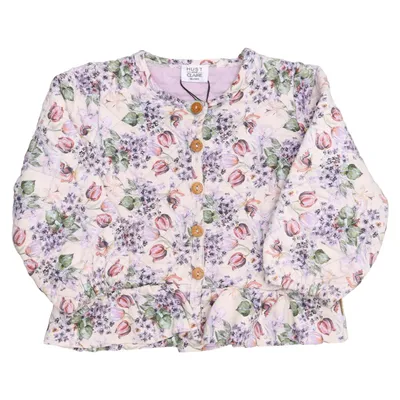 Cardigan (White, Purple, Green) from Hust and Claire Cotton, Elastane, Polyester