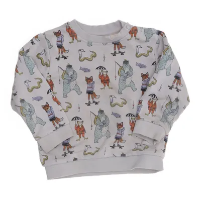 Sweatshirt (Beige, Multicolored) from Minimarket Cotton, Polyester