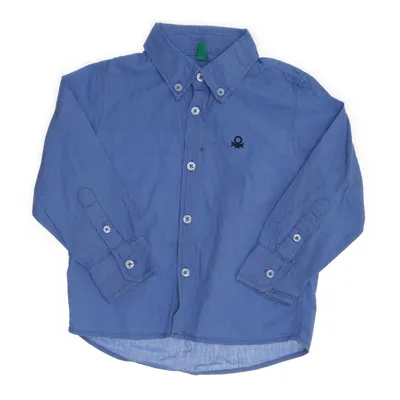 Overhemd (Blauw) van United Colors of Benetton Katoen