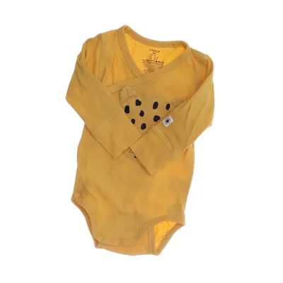 Body (Gul) från Lindex Baby Bomull, Elastan