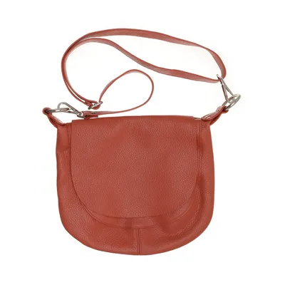 Shoulder-bag (Orange) from Made in italy Leather
