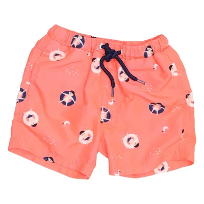 Shorts de bain (Rouge, Multicolore) de Vertbaudet Polyester