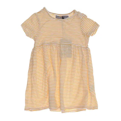 Dress (Yellow, White) from Åhléns Organic cotton, Elastane