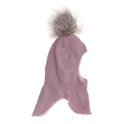 Balaklava (Rosa) från Metsola Ull, Elastan, Bomull