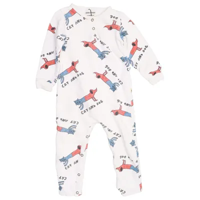 Rompertjes (Beige, Blauw, Rood) van Bobo Choses Elastaan, Organisch katoen