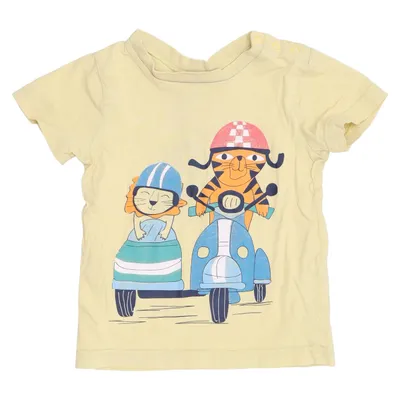 T-shirt (Yellow, Multicolored) from Polarn O. Pyret Organic cotton