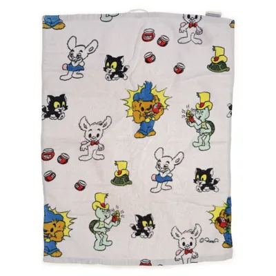 Towel (White, Multicolored) from Hemtex Cotton
