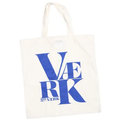 Canvas bag (White, Blue) from Hurricane Cotton