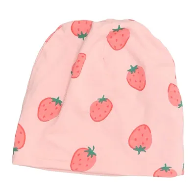 Beanie (Roze, Meerkleurig) van Lindex Baby Katoen, Elastaan