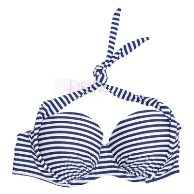 Bikini top (Blauw, Wit) van Ocean Club Elastaan, Polyamide
