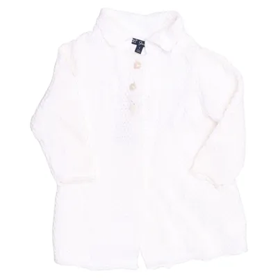Cardigan (White) from Lili Gaufrette Cotton